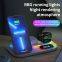 New Tech Design Custom Logo Portable 5In1 Wireless Charger For Apple Iphone