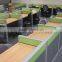 Modern NetCafe Workstation One Side Linear Call Center Cubicle Desk(SZ-WS538)