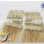 Wholesale top quality silky straught doubledrawn tape hair extensions