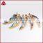 Fashion gold plated elephant tusk abalone shell pendant bead jewelry