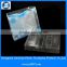 Clear PET cosmetics packaging box/foldable plastic cosmetic box with printing with plastic tray