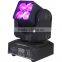 Mega new 4x15w rgbw 4in1 osram mini zoom led moving head light