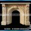 Artificial fireplace mantel