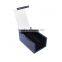 2016 new design black wooden packaging perfume box with pvc window