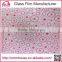 Decorative no-adhesive printing stained plastic pvc window film