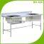 BN-S36 Commercial double bowl kitchen stainless steel sink for sale
