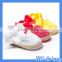 HOGIFT Spring yellow pink white baby sandals, bow baby shoes