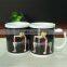 New design black printing cup color changing ceramic coffee mug magic mug