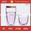 Wholesale double wall glass water tumbler cup with bamboo lid                        
                                                Quality Choice