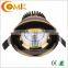 Aluminum Glossy Silver COB led ceiling light with ce rohs OMK-TH001-3A