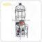 birdcage design metal wine bottle display rack wrought iron wine rack