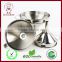 3-Piece Stainless Steel Funnel Set