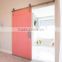 Customized decorative sliding barn doors for ecletic bedroom