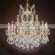 19 lights modern gold crystal chandelier for living room