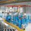 Pusher type heat treatment furnace for quenching and tempering