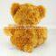 Brown Tan Plush Bow Teddy Bear Toys