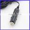12v car cigarette lighter to right angle dc power plug
