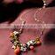 New Design Hot Sale Fashion delicate colorful pendant necklace, multiple pendants necklace