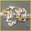 Good quality rectangle shape loose point back glass rhinestone for wedding dress