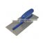 280 x 130 x 0.7 mm Polishing Plastering Hand Trowel With Plastic Handle, carbon Steel Blade