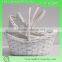 cheap 3 tier wicker gift basket empty