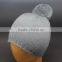 2015 CUSTOM BRAND WOOL KNITTING LADIES WINTER HAT WITH A BALL