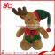 Custom plush christmas reindeer toy, stuffed plush christmas raindeer toys