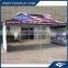 Outdoor event tent with aluminum portable stage