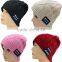 Wholesale winter bluetooth beanie custom bluetooth beanie hat cap Headphone Wireless headphones