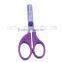 Shears student engraved scissors with color plastic handles