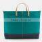 pretty canvas tote bag leather handle for women