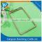 promotional passport or business card sleeves with metal material to protect name card and decorate it for company in rectangle