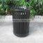 32 gallon metal trash can street trash can outdoor trash can