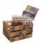 SET of 3 VINTAGE WOODEN CRATE WOODEN FARM APPLE FRUIT CRATE BUSHELL BOX ANTIQUE
