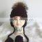 2016 New Product Cute colourful Fashion Knit Kids Hats Fur Pom Pom Crochet Baby Hats