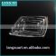 glassware manufacturer clear crystal diamond plate crystal fruit plate
