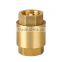 Forged Brass Spring Check valve with plastic core good quality