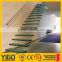 floating stairs with stainless stringer/indoor iron staircase