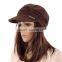 Hot Selling Delicate Fashion Bouffancy Unisex Army Caps Flat Hat Sunscreen Hat Vintage Three Colors Visors Free Shipping