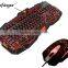 USB wired latest computer keyboard and mouse for gaming