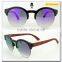 Hot Sale! New Round Fashion Style Handmade Wooden Sunglasses CE FDA UV400 TAC Polarized
