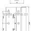 9.03.10642 Aluminum alloy door hinge PVC Door Hinge for UPVC Doors