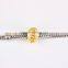 Handmade European DIY Gold Beaded Spacer Beads for Jewelry Bracelet