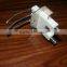 Quality assured custom made gas burner ceamic spark ignition electrode with flame sensor for oven parts