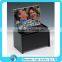 cheap transparent acrylic donation money box with lock key high quality from China supplier