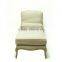 French classical single armchair armchair wood chair