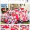 4PCS starry design romantic flannel bedding sets