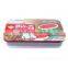 FDA approved lovely small mint candy tin case, slide tin box