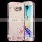 Wholesales TPU Electroplating Flower phone covercase for Samsung s7 /free sample cell phone tpu case for Samsung S7 edge