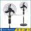 Carro Electrical 16inch 12v 15w dc solar standing fan with LED